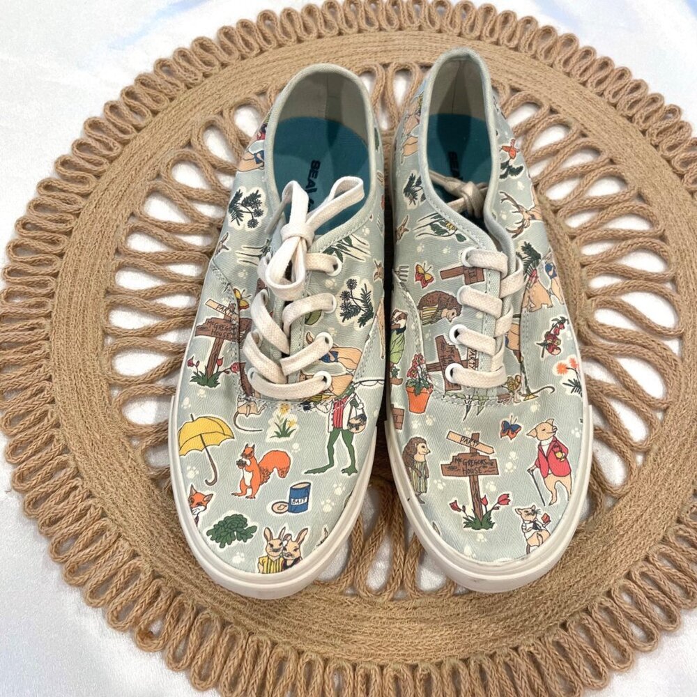 Seavees Legend Sneaker Peter Rabbit Size 6Y Easter Spring Blue - Picture 2 of 8